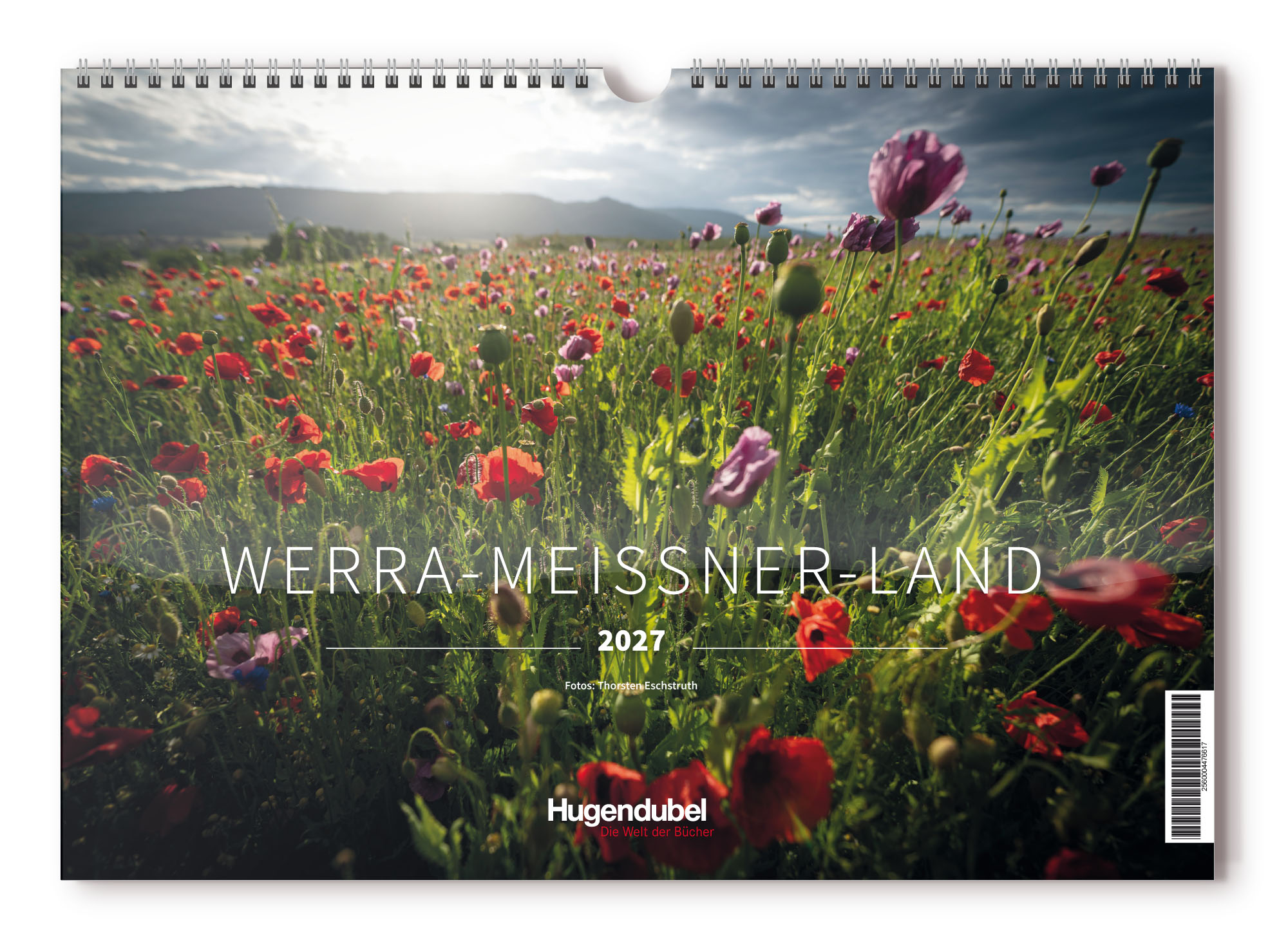 Werra-Meißner-Land Kalender 2027 Titelblatt Mohnblüte